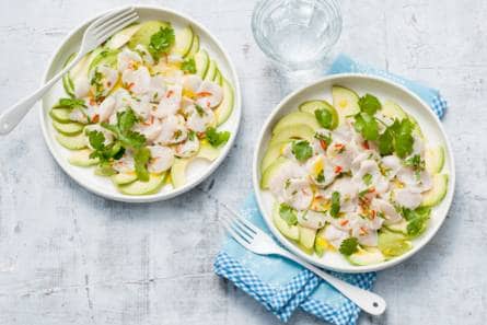 Ceviche van sint-jakobsschelpen