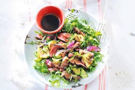 Zomerse biefstuksalade