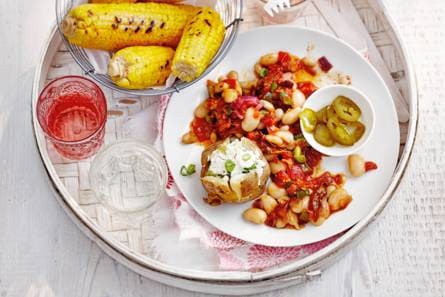 Zomerse chili con carne met Opperdoezers