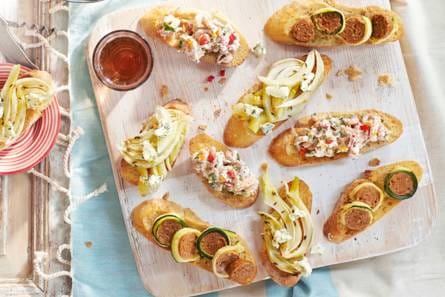 Trio van bruschette