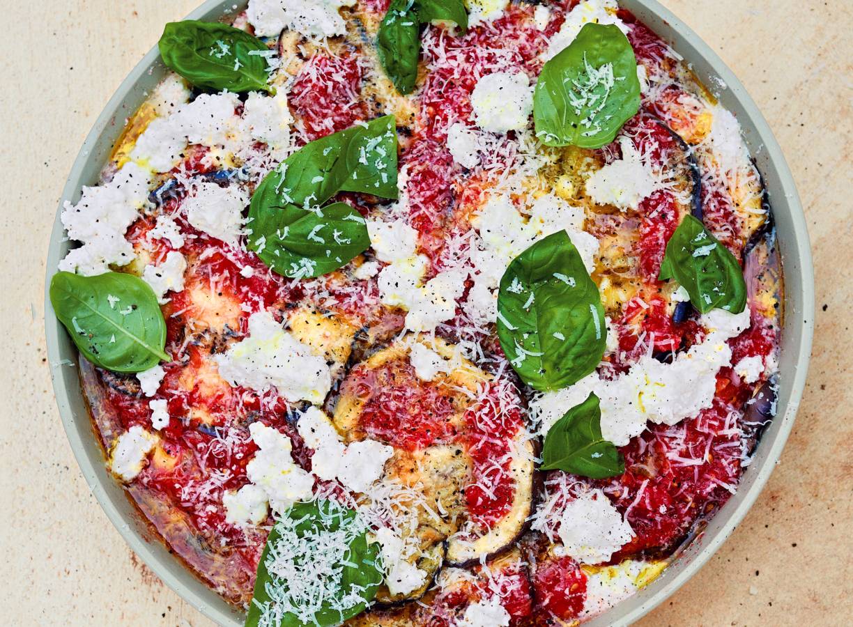 Bill Granger's aubergine parmigiana