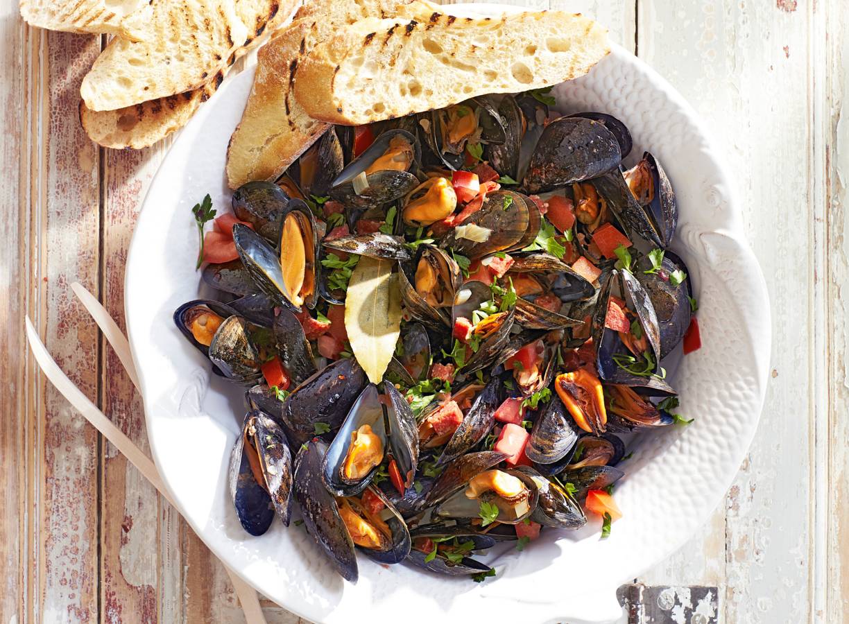 Mosselen met chorizo