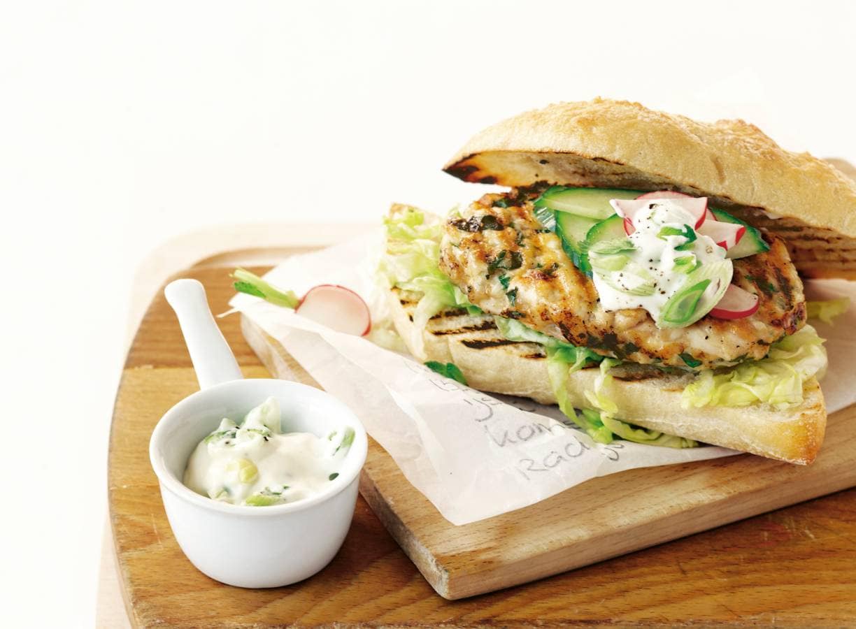 Frisse kipburger