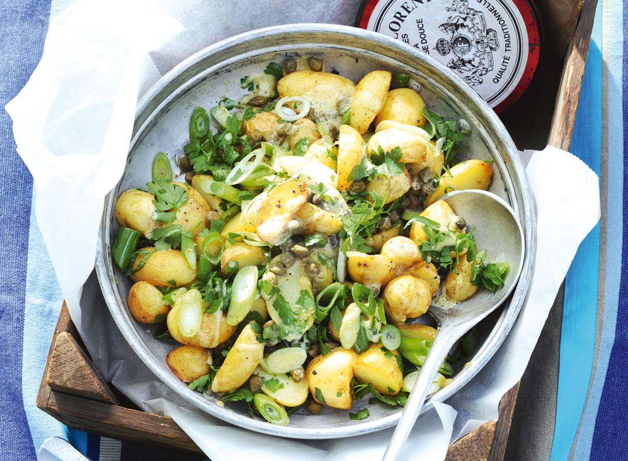Aardappelsalade met vinaigrette