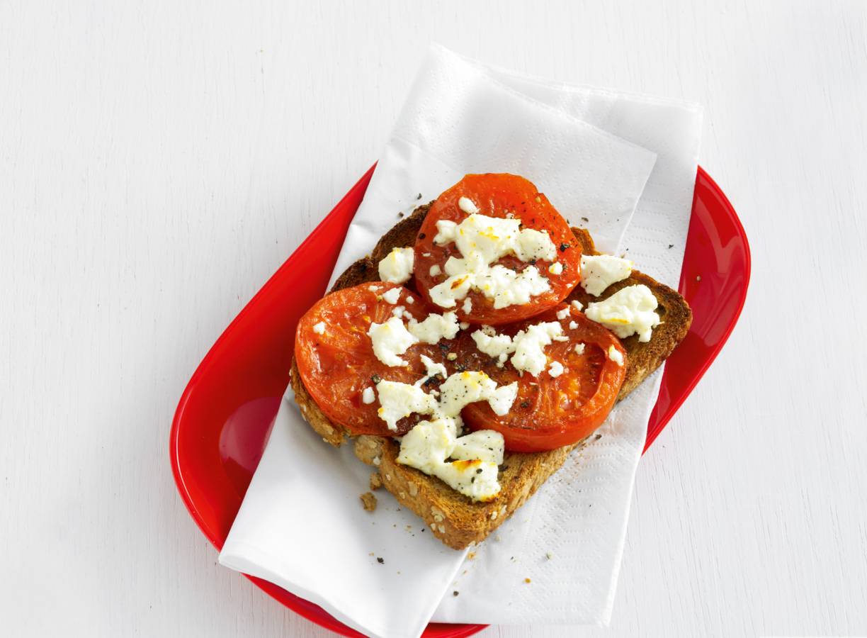 Bruschetta met gegrilde tomaat