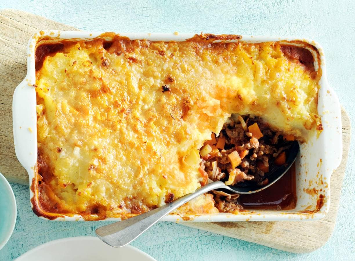 Aardappelbolognesegratin