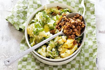 Vegetarische andijviestamppot