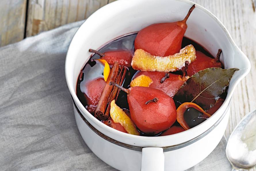 recept rode stoofpeertjes recept rode stoofpeertjes