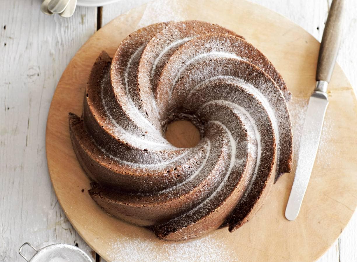 Bitterkoekjestulband met chocolade