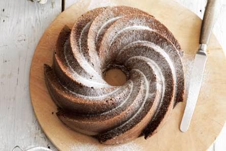 Bitterkoekjestulband met chocolade