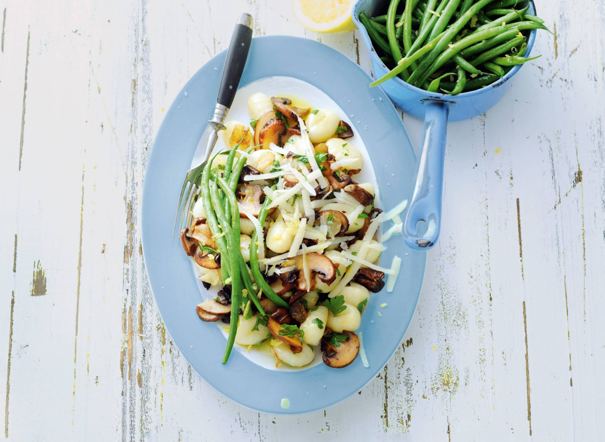 Gnocchi met champignons en kaas recept Allerhande Albert Heijn België