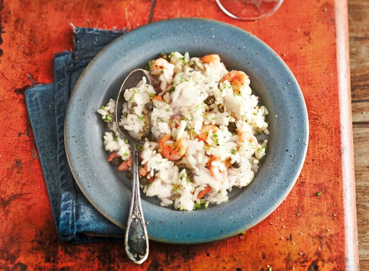Risotto met garnalen