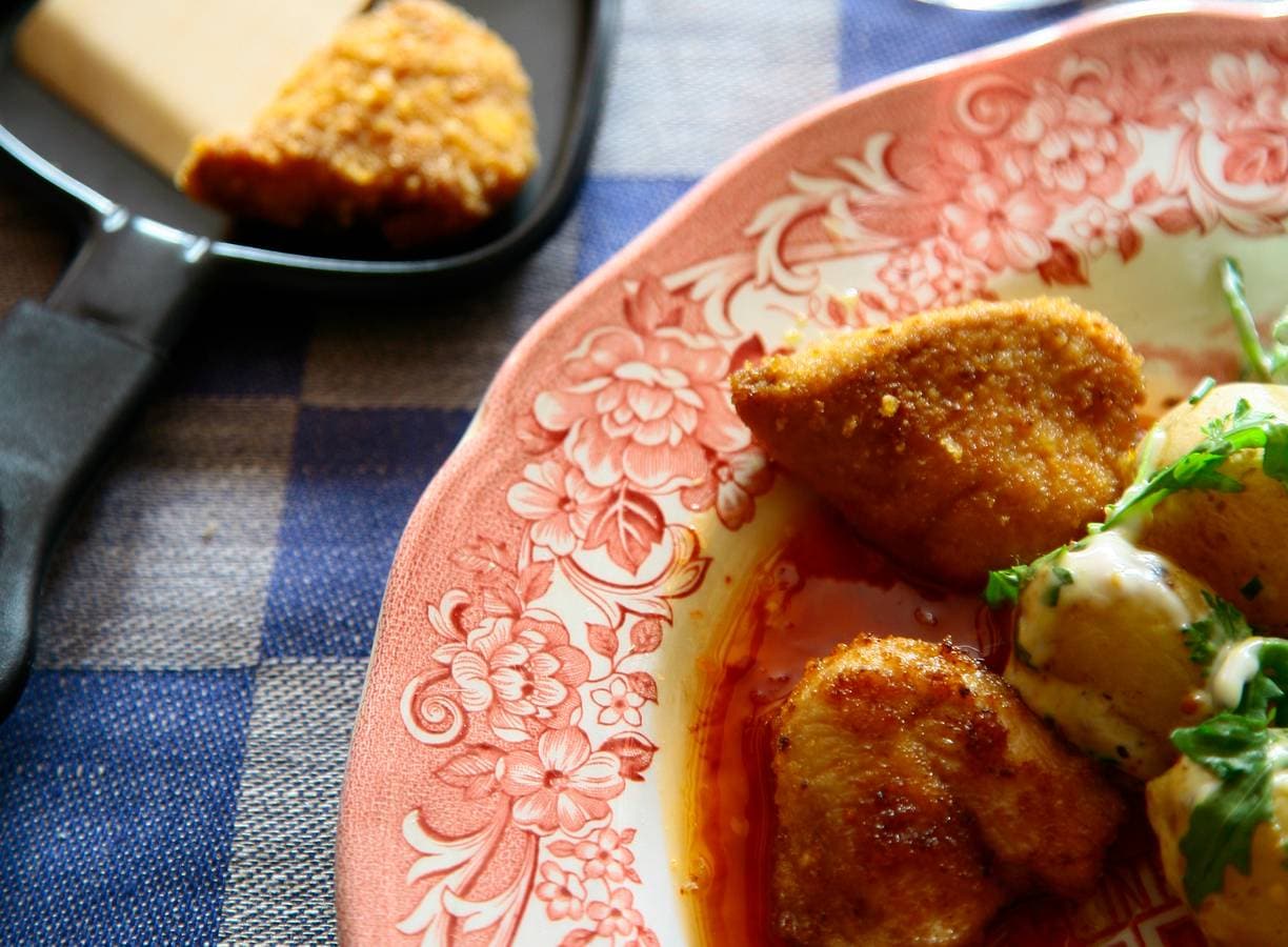 Crispy kipschnitzels