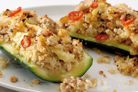 Gevulde courgette met sardines