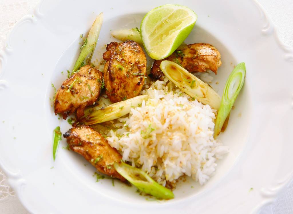 Aziatisch recept met gemarineerde kip 