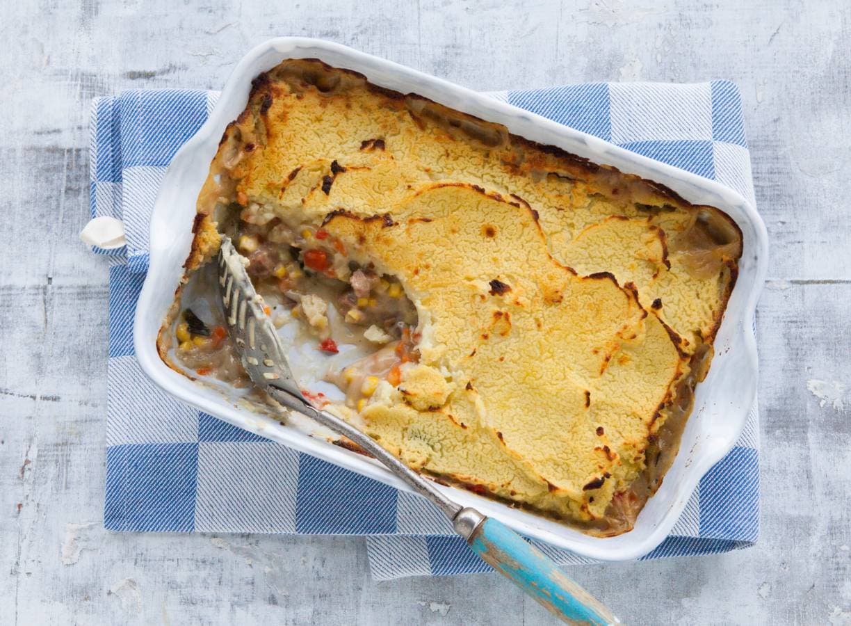 Ovenschotel met kalfsragout