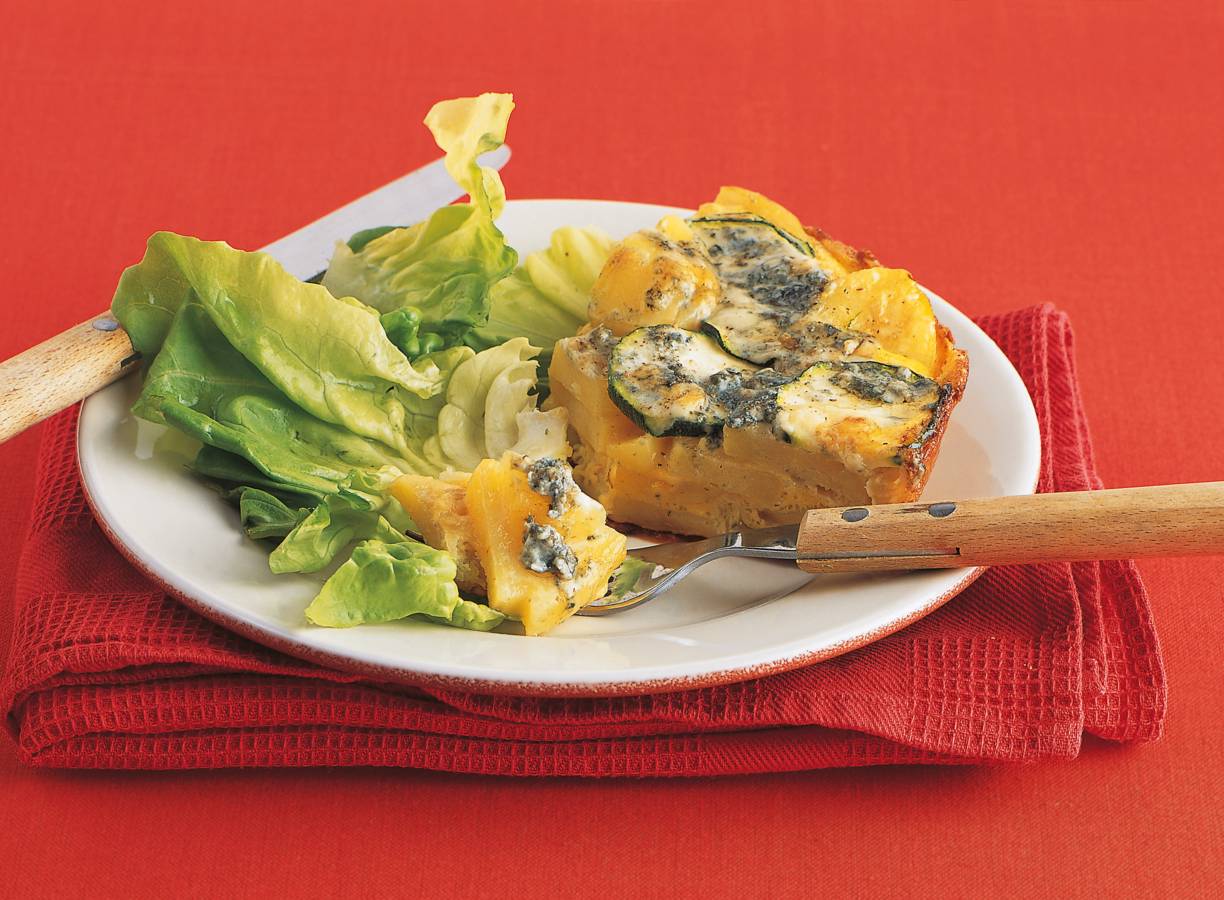 Courgette-omelet