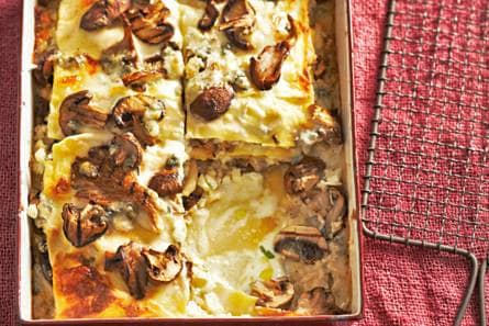 Paddenstoelenlasagne