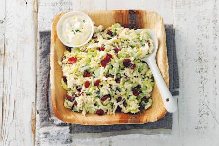 Selderijsalade met citroen-yoghurtdressing