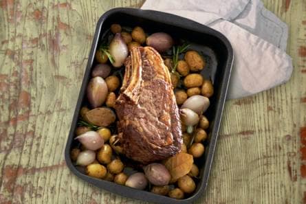 Côte de boeuf met rozemarijn en krieltjes