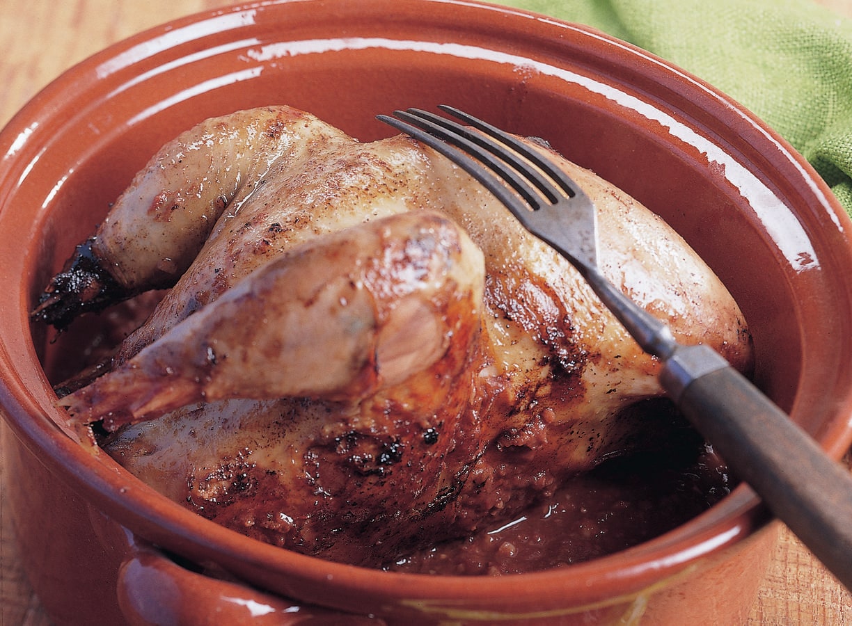 Fazant met chocoladesaus