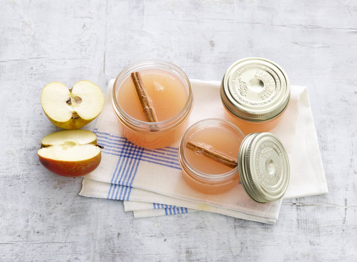 Appelgelei met kaneel