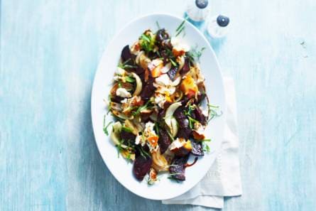 Bieten met ricotta en munt