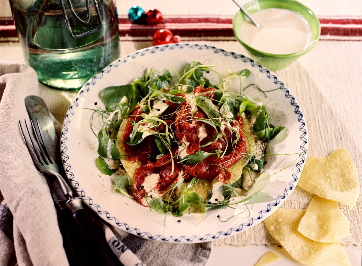 Crispy carpaccio