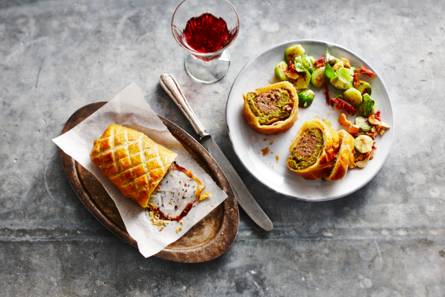 Mini-gehaktwellingtons met cashewnoten