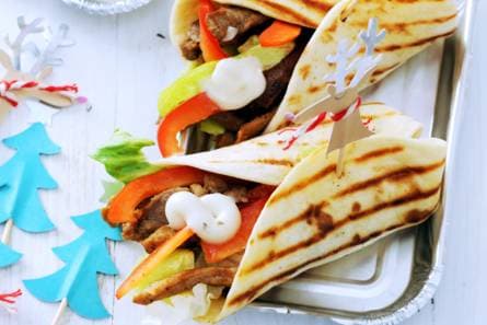 Miniwraps met shoarma