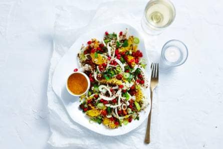 Quinoa met venkel en sinaasappel