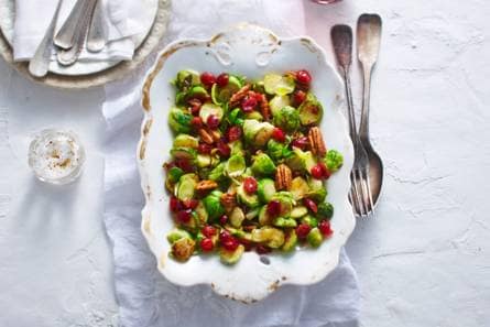 Spruiten met cranberry's