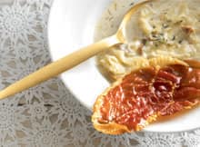 Zuurkoolsoepje met Parmaham