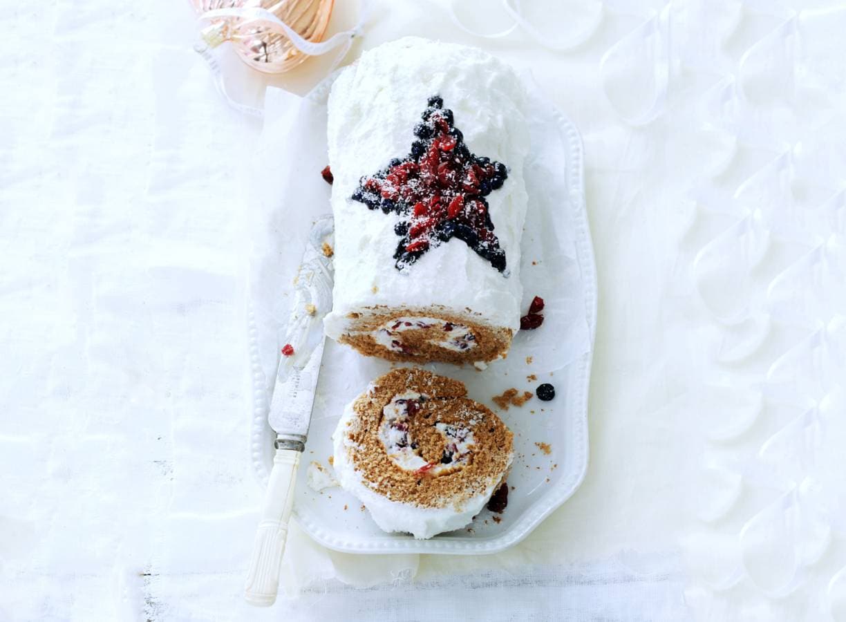 Kerstrol met Griekse yoghurt