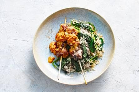 Indiase kipspies met spicy pilavrijst