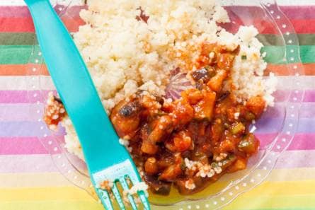 Ratatouille met couscous 10-12 mnd