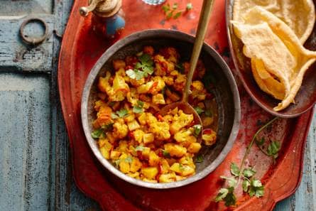 Indiase bloemkool (aloo gobi)