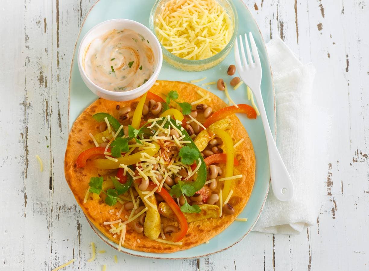 Crispy kipfajita