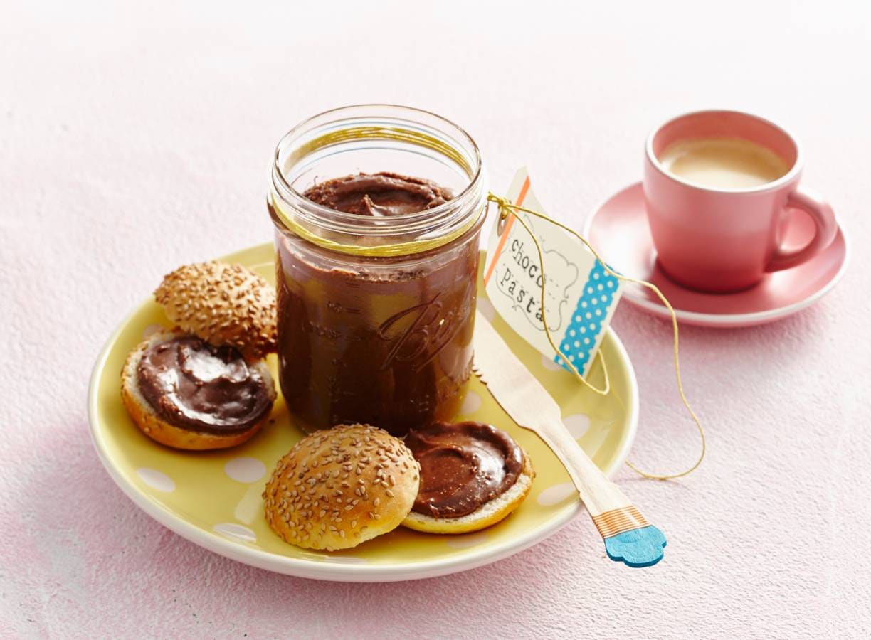 Zelfgemaakte nutella