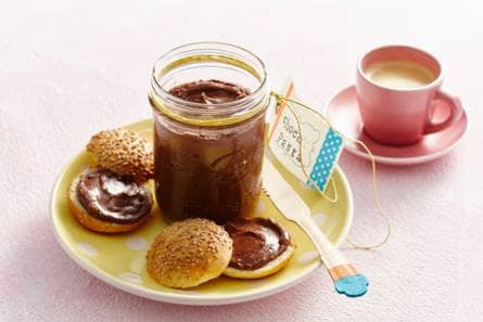 Zelfgemaakte nutella