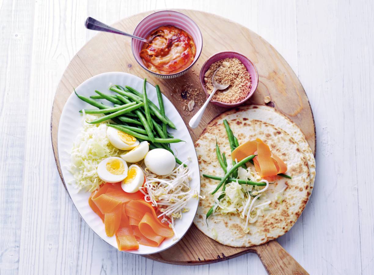 Gado gado wrap