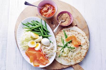 Gado gado wrap