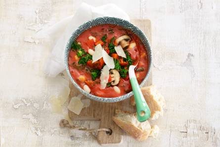 Gevulde tomatensoep