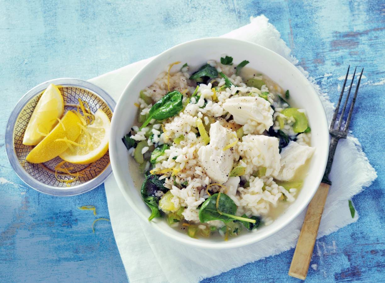 Selderijrisotto met scamorza