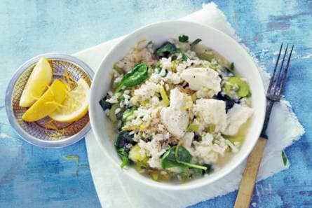 Selderijrisotto met scamorza