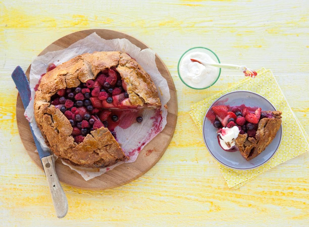 Boekweitgalette met zomerfruit