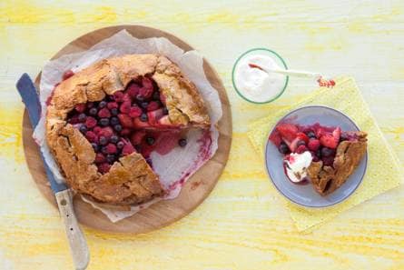 Boekweitgalette met zomerfruit