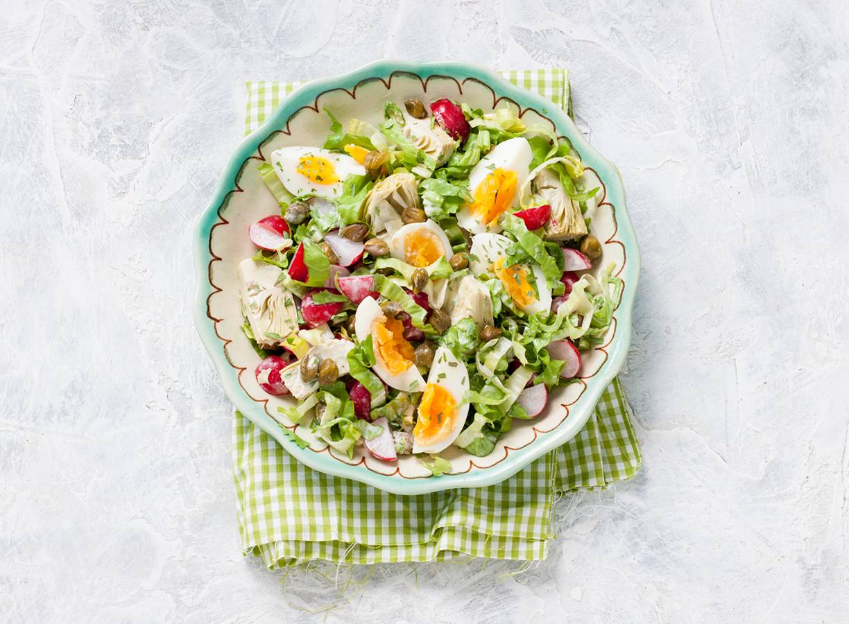 Frisse andijviesalade met venkel & radijs