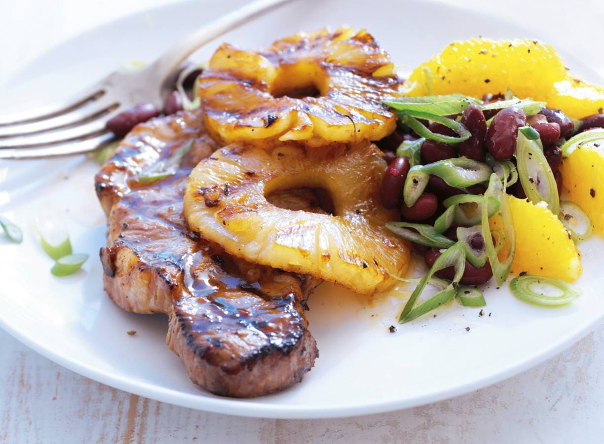 Chilikarbonades met ananas