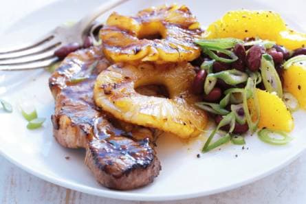 Chilikarbonades met ananas